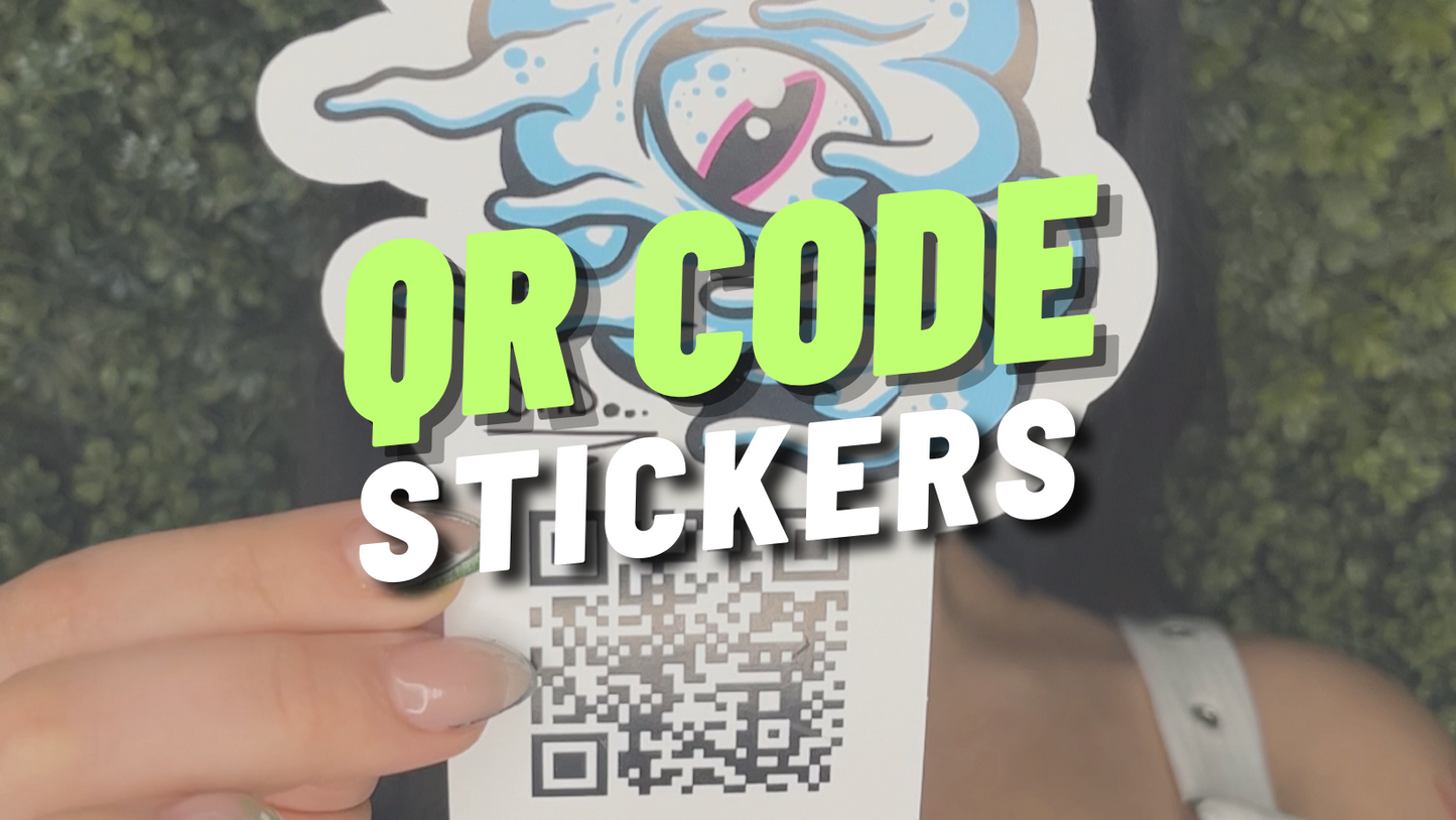 QR Code Stickers promo