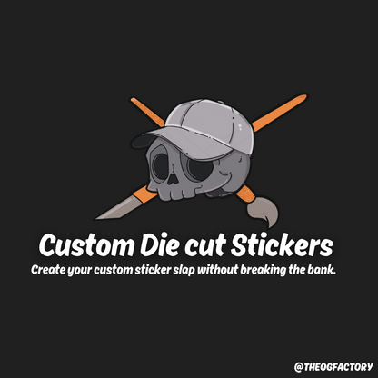 GRAFFITI CUSTOM DIE STICKER SLAPS