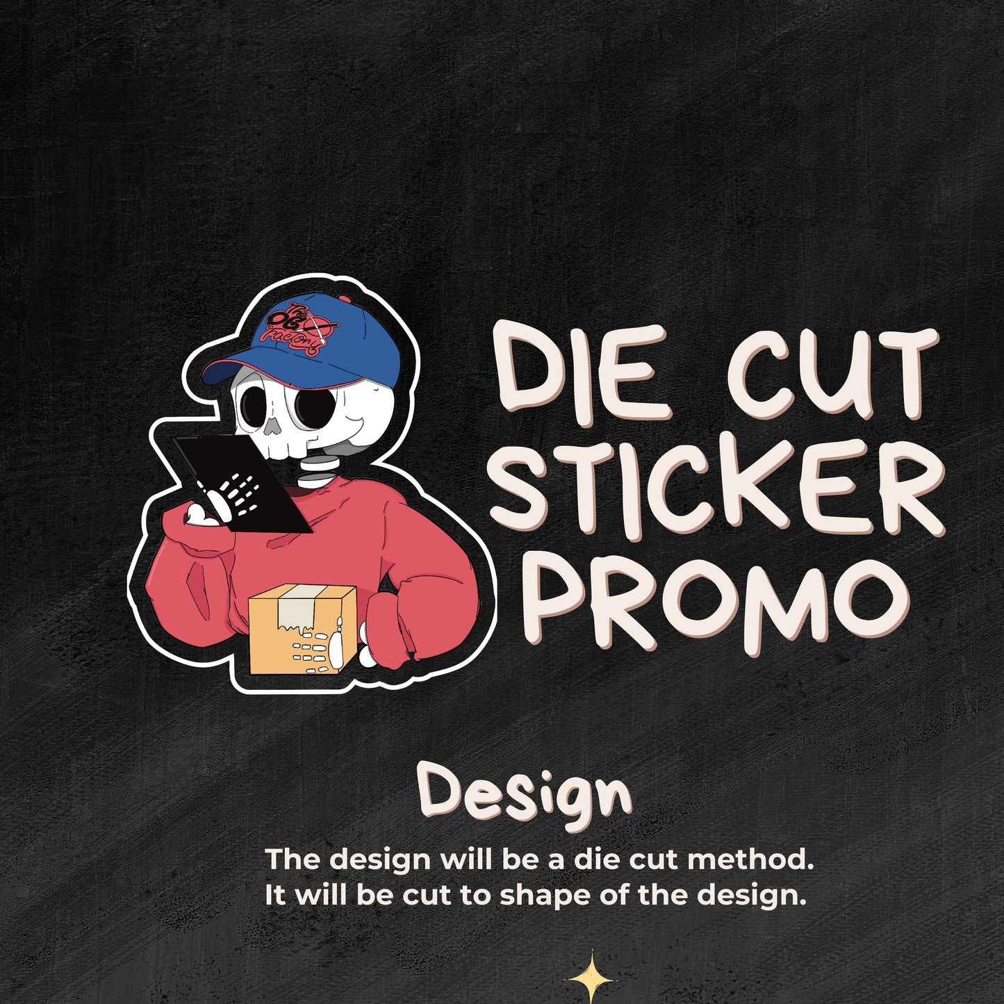 Die cut stickers